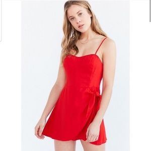 NEW UO Kimchi Blue Trompica Skort Romper